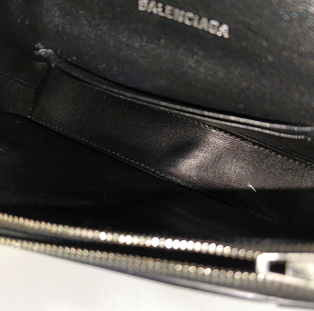 Balenciaga - Downtown - Leather - Black - (mini)