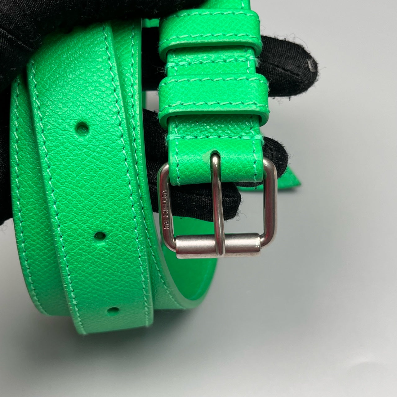 Balenciaga - Downtown - Leather - Green - (small)