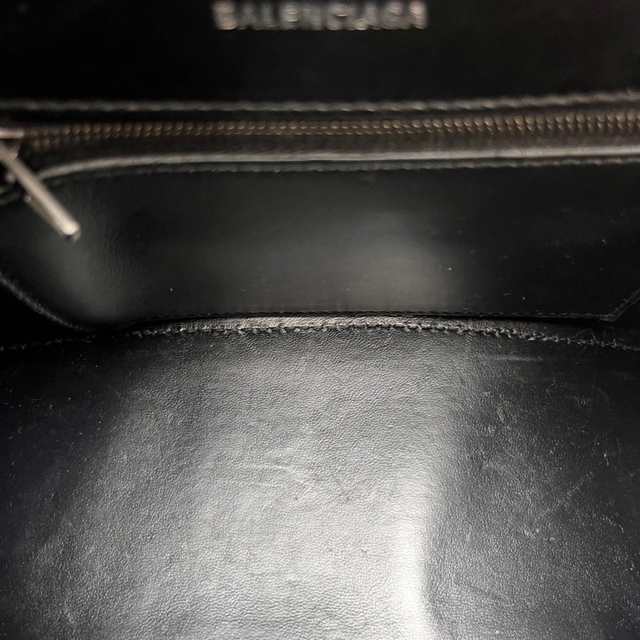 Balenciaga - Hourglass - Exotic leathers - Crocodile - Black - (Small)