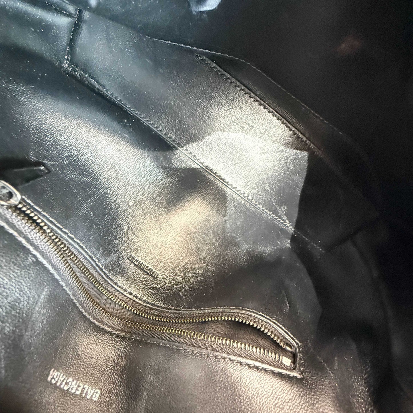 Balenciaga - Hourglass - Leather - Black - (mini)