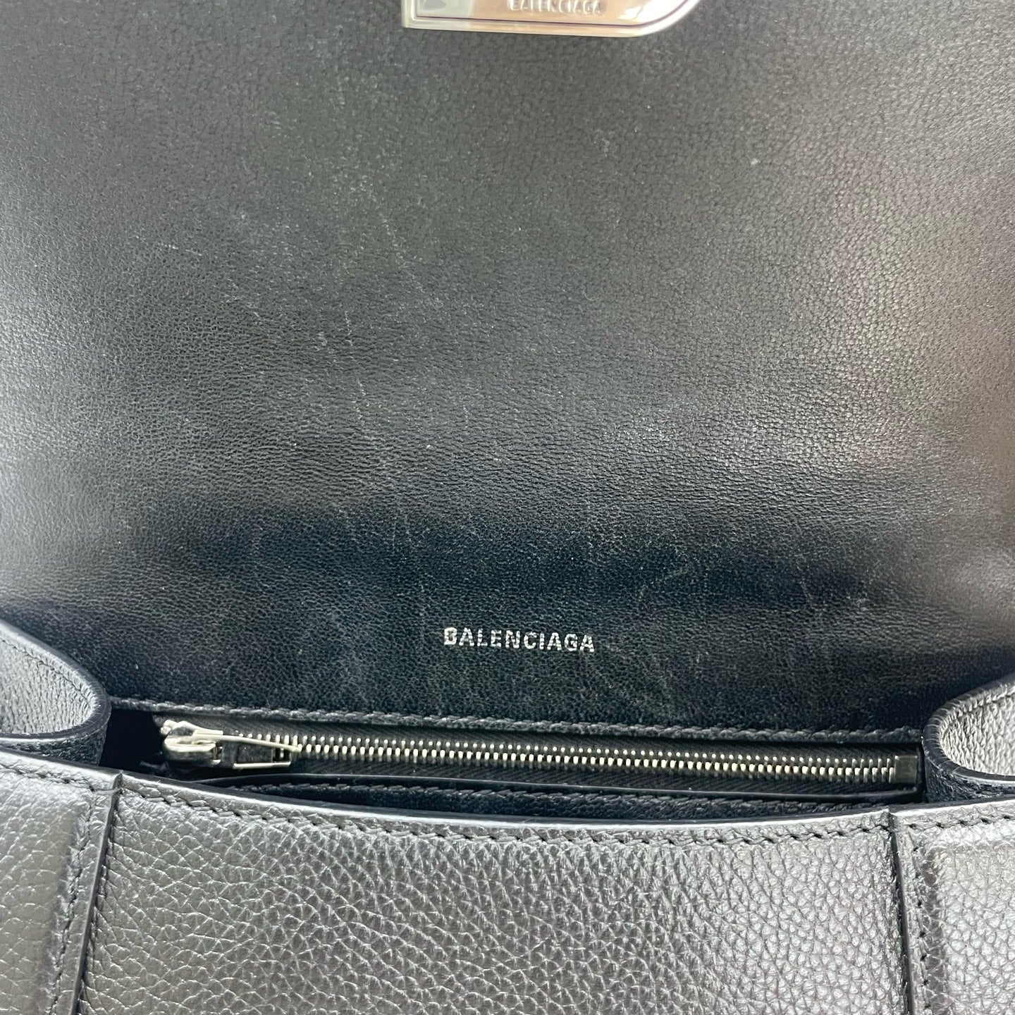 Balenciaga - Hourglass - Leather - Black - (small)