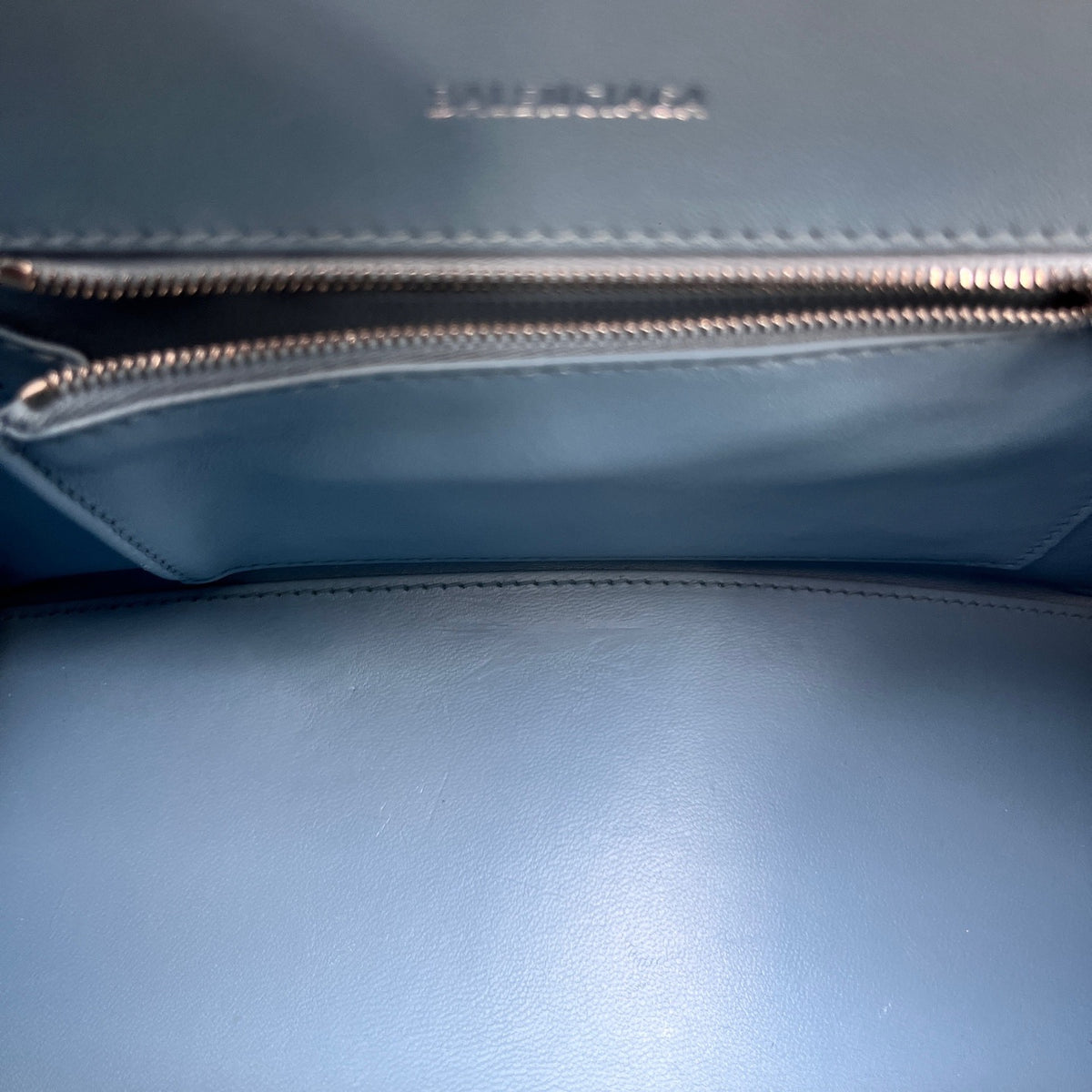 Balenciaga - Hourglass - Leather - Blue - (mini)