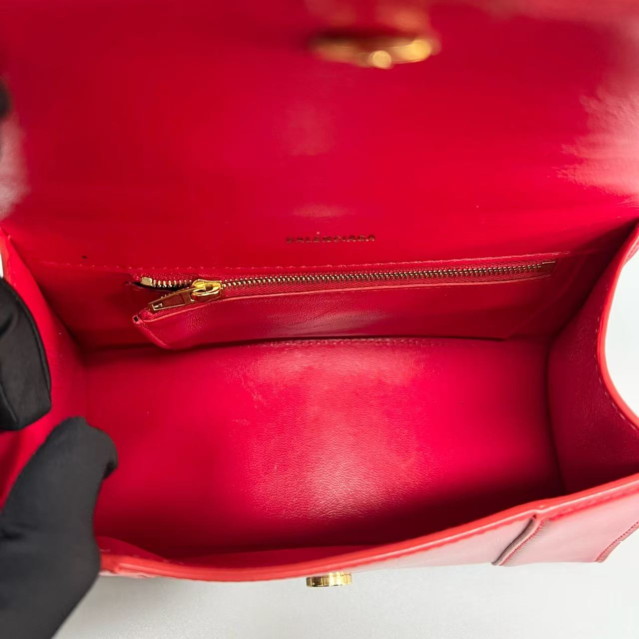 Balenciaga - Hourglass - Leather - Red - (Small)