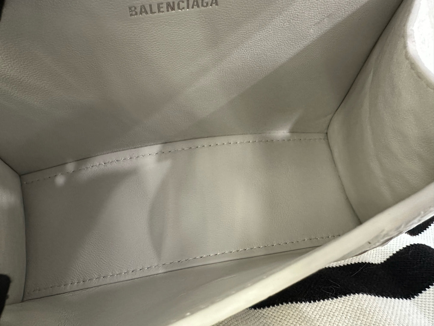 Balenciaga - Hourglass - Leather - White - (mini)