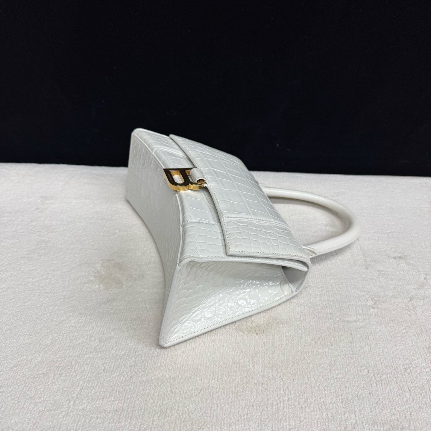 Balenciaga - HOURGLASS S - Leather - White - (small)