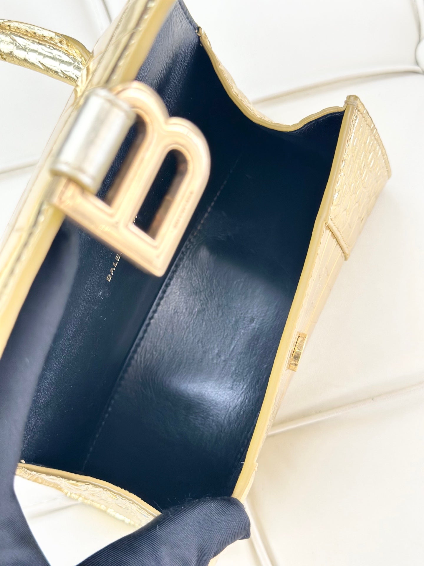 Balenciaga - Hourglass XS - Leather - Gold - (XS)