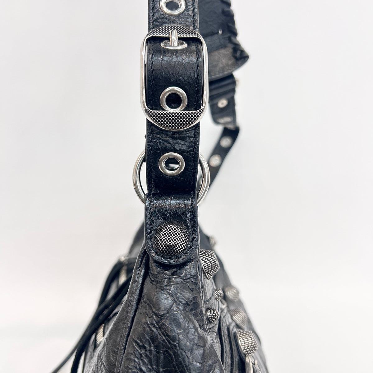 Balenciaga - Le Cagole Crossbody Bag - Leather - Black - (small)
