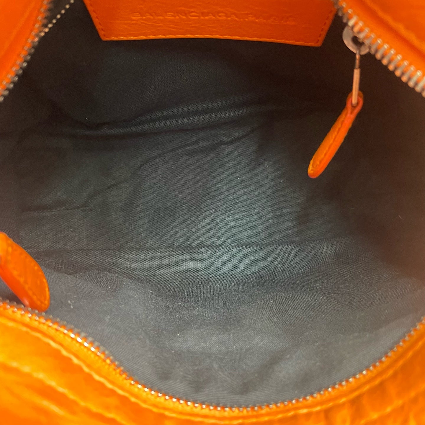 Balenciaga - Mini City - Distressed oil wax leather - Orange - (mini)