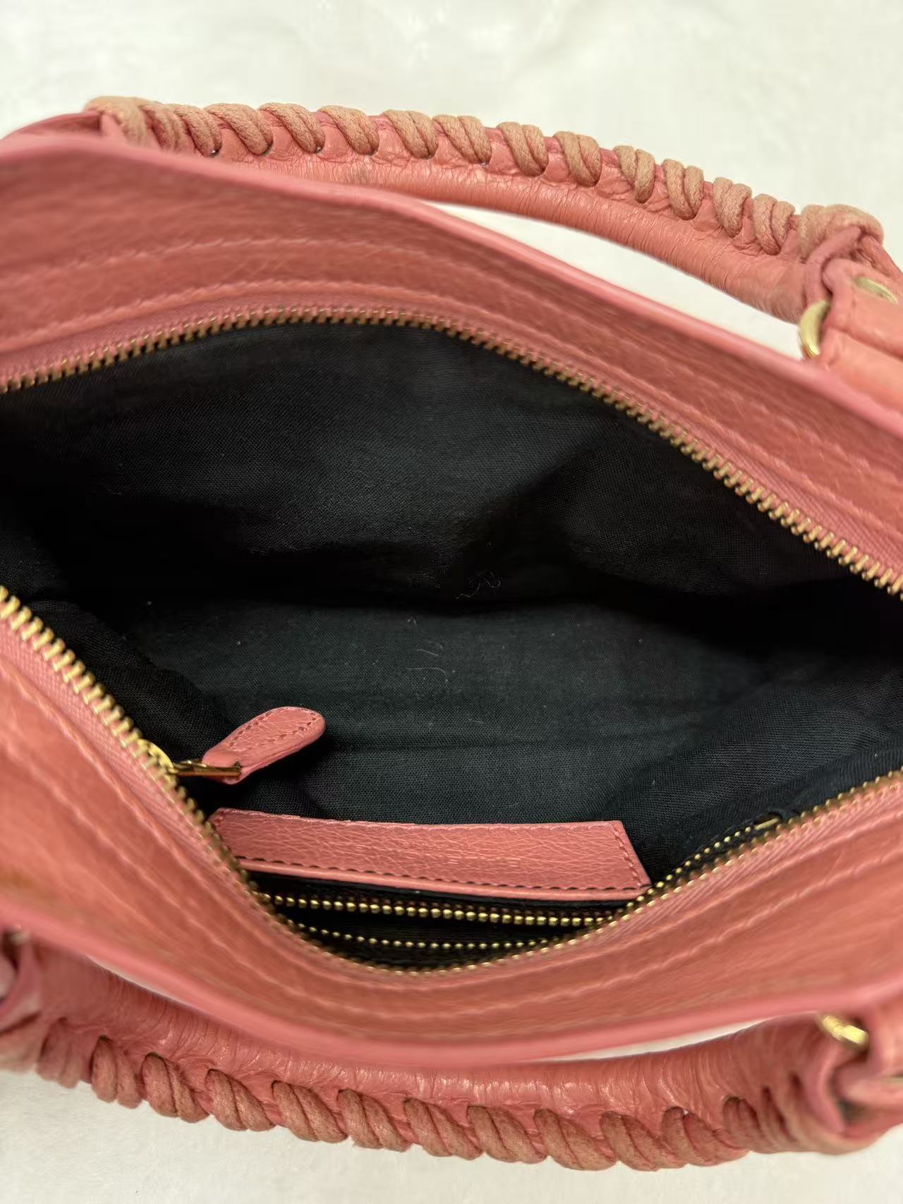 Balenciaga - Motorcycle Bag Mini - Leather - Pink - (mini)
