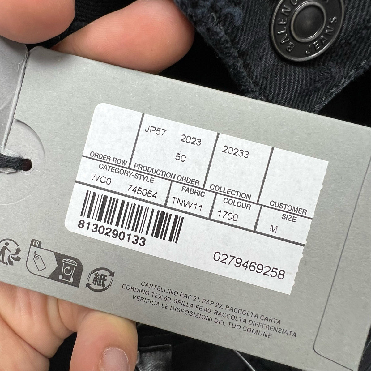 Balenciaga - Other - Denim - Jeans - Black - (M)