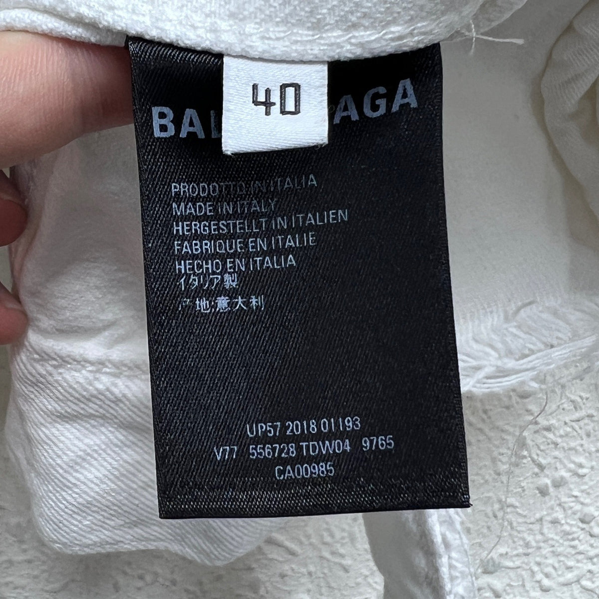 Balenciaga - Other - Denim - Jeans - White - (40)