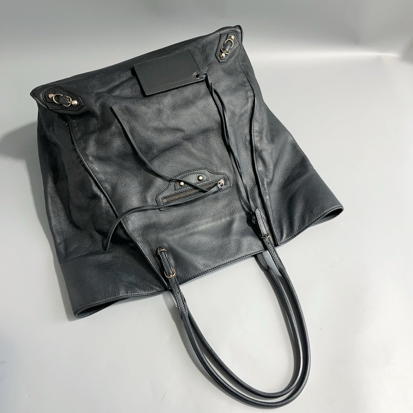 Balenciaga - Papier - Leather - Black - (large)