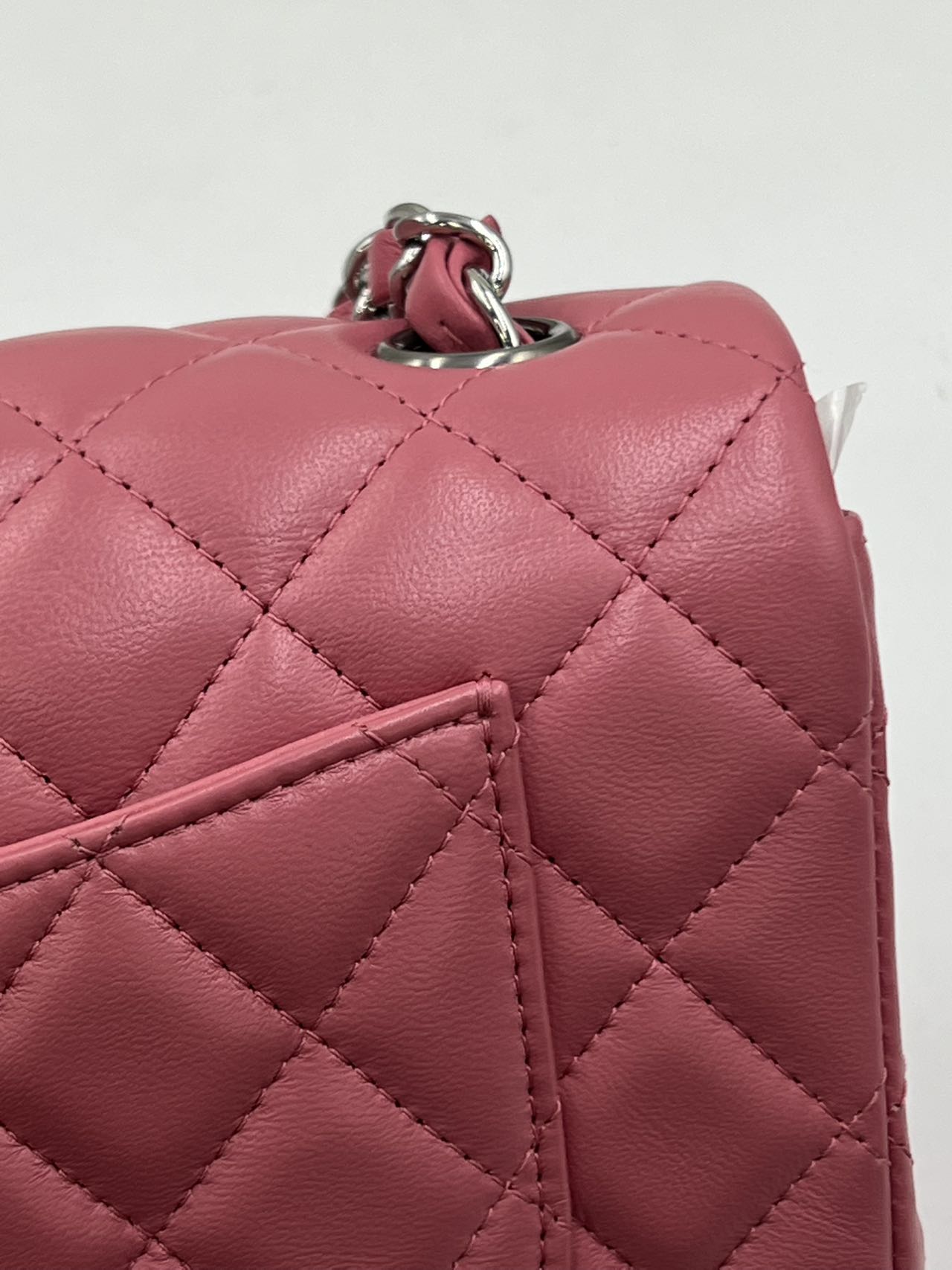 Chanel - Classic Flap (Rectangular Mini) - Lambskin leather - Pink - (mini)