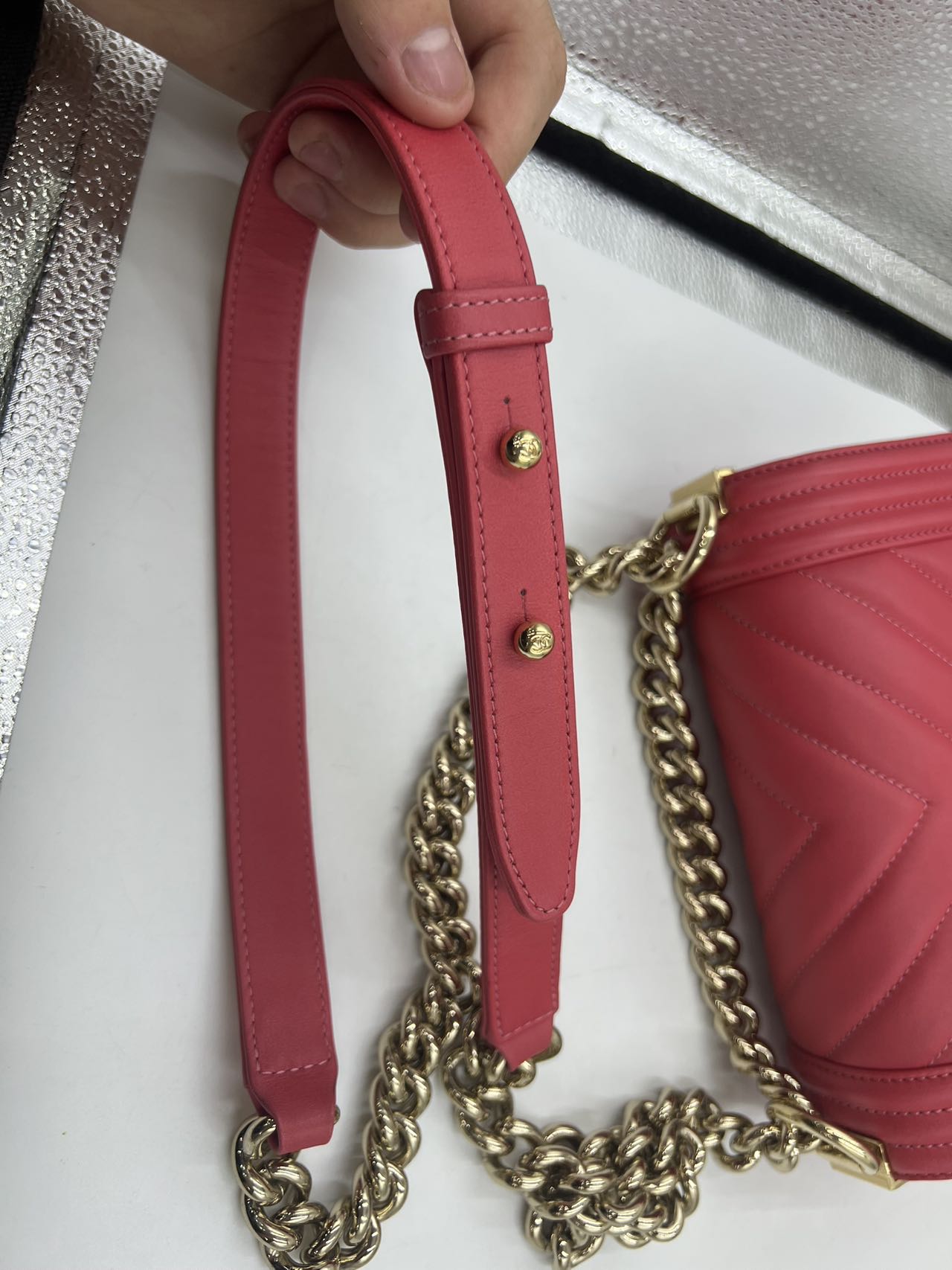 Chanel - Boy Chanel Flap Bag - Leather - Red - (Small)