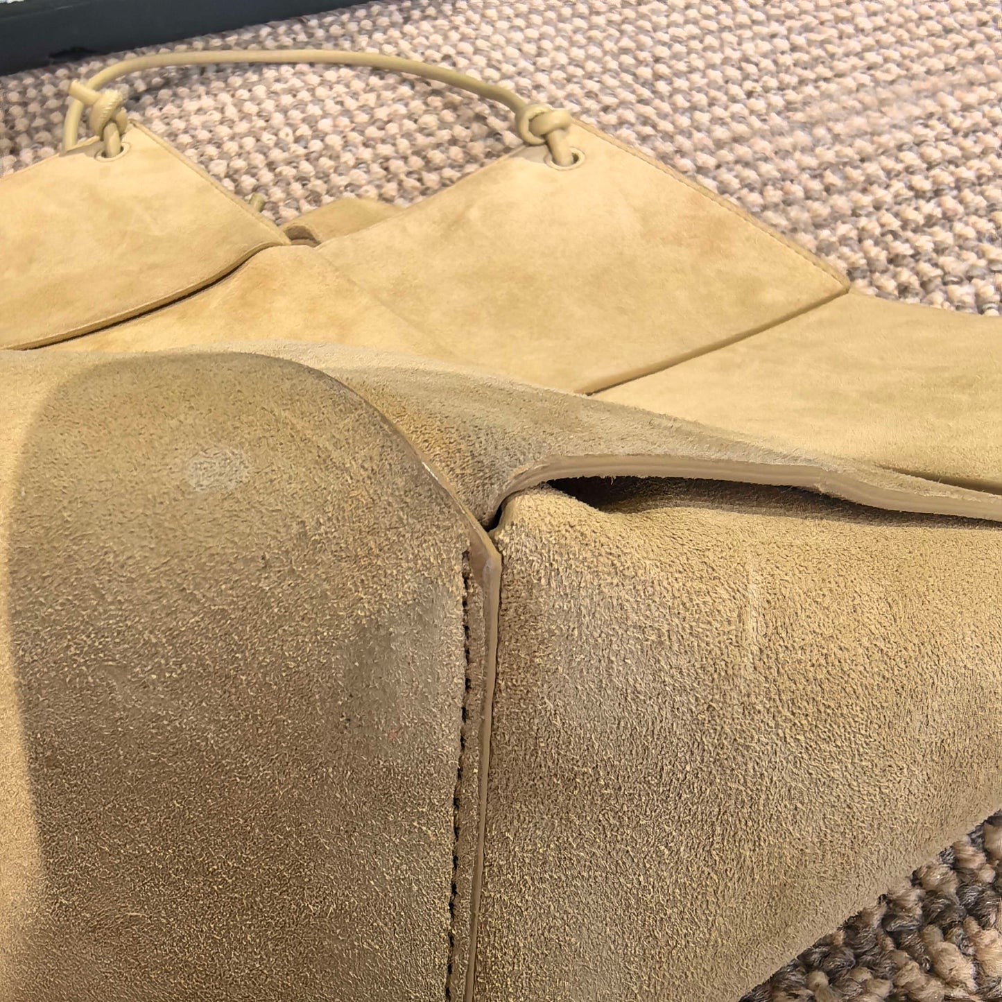Bottega Veneta - Arco - Suede - Beige - (large)