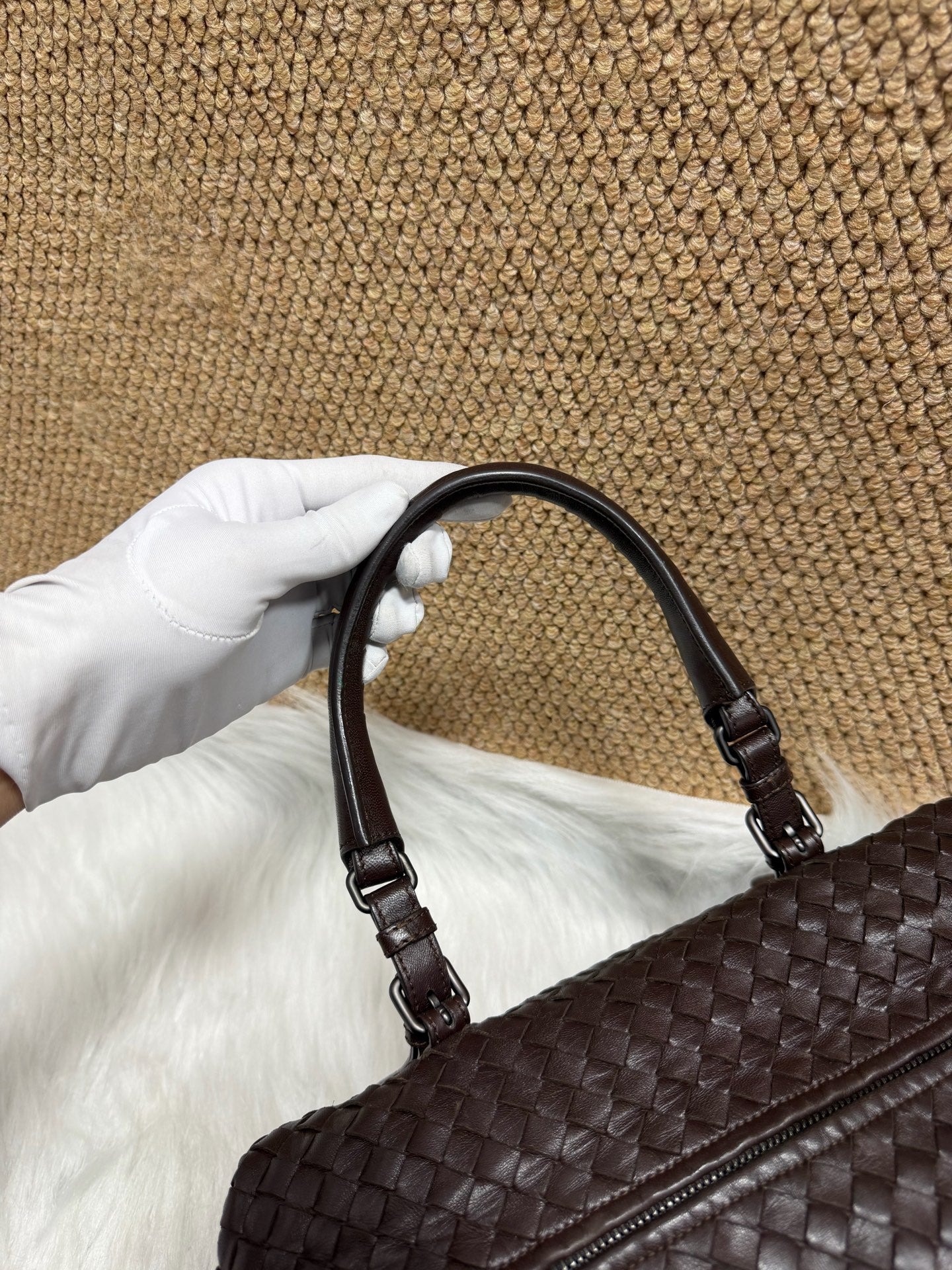 Bottega Veneta - Boston - Leather - Brown - (medium)