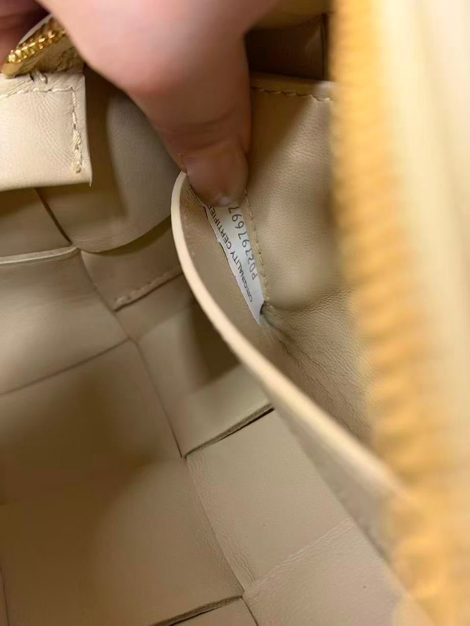 Bottega Veneta - Brick Cassette Small - Leather - Beige - (small)