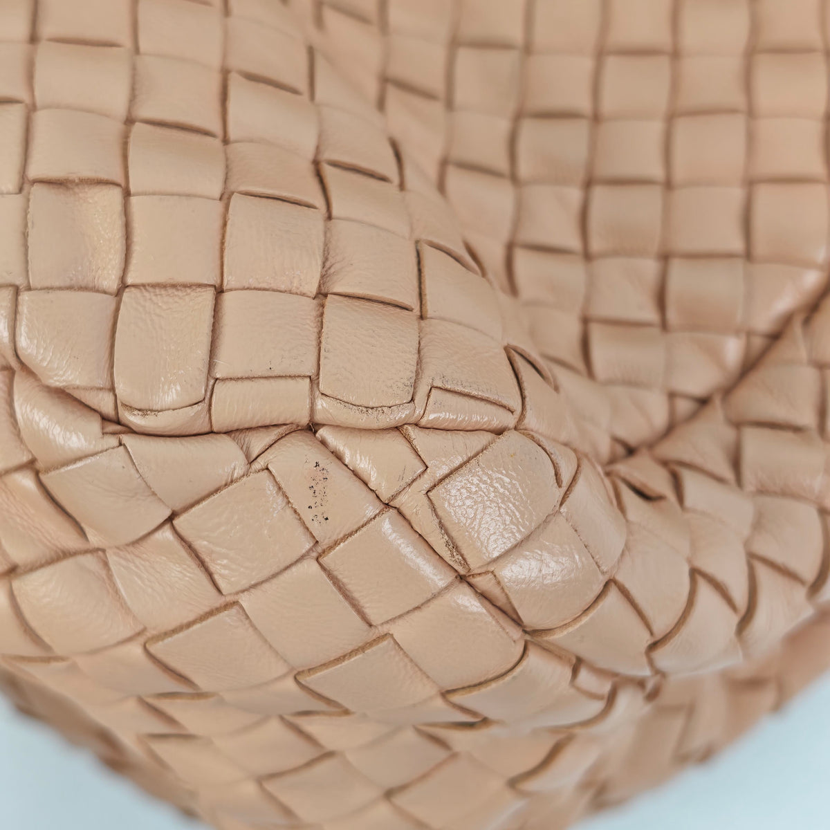 Bottega Veneta - Campana Small - Leather - Beige - (small)