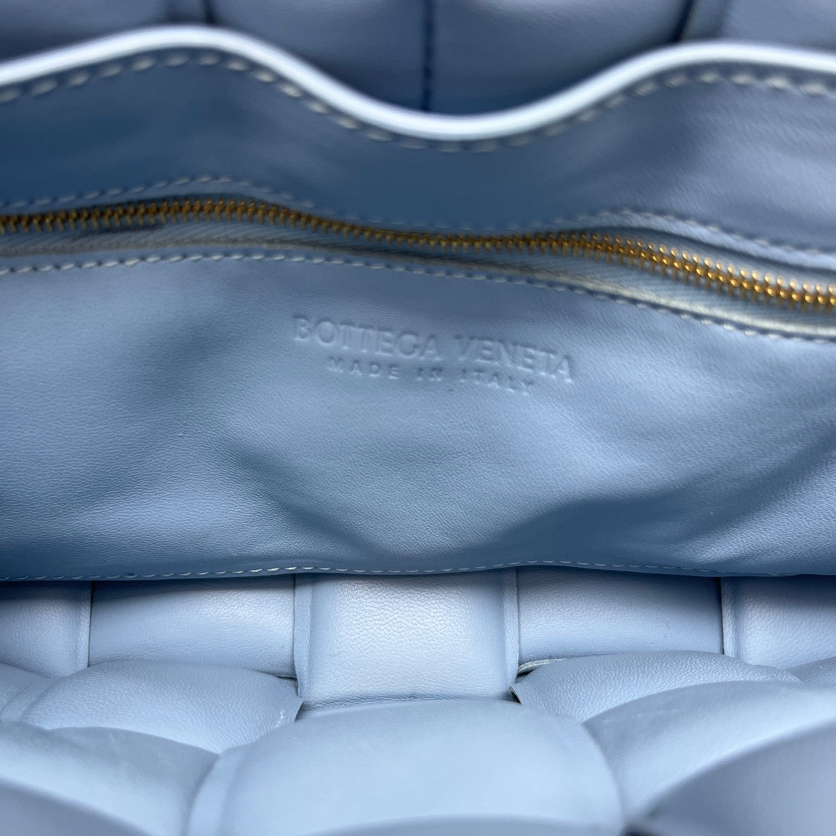 Bottega Veneta - Cassette - Leather - Blue - (small)