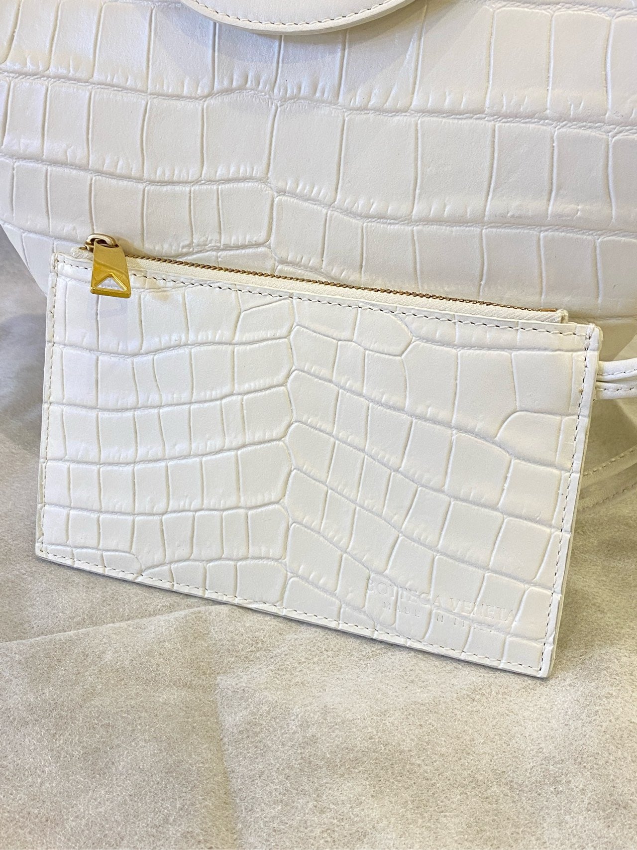 Bottega Veneta - Doll Tote - Leather - White - (medium)