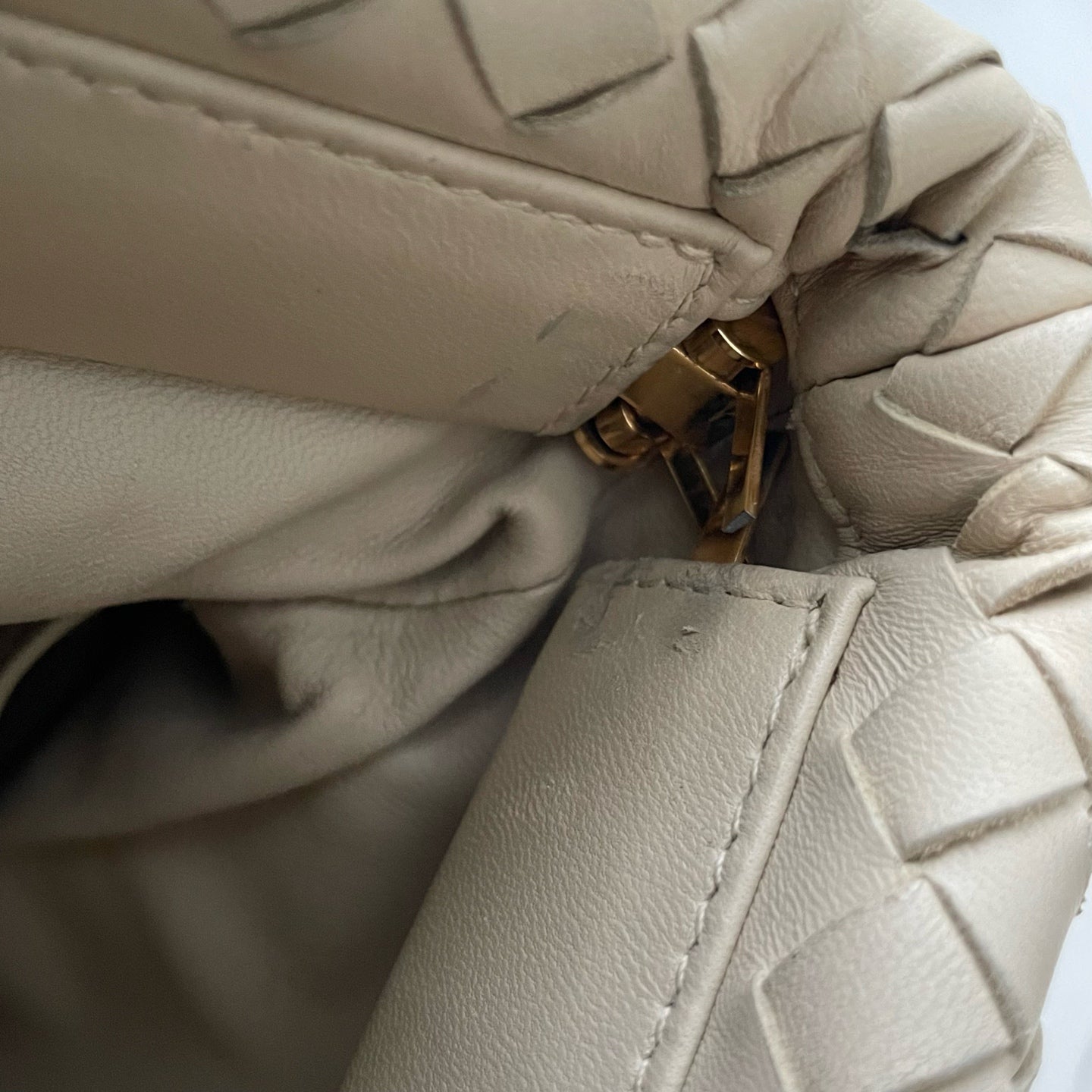 Bottega Veneta - Fold - Leather - Beige - (medium)