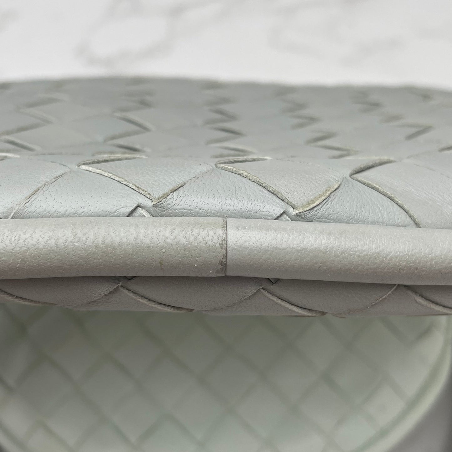 Bottega Veneta - Gemelli - Leather - Grey - (medium)