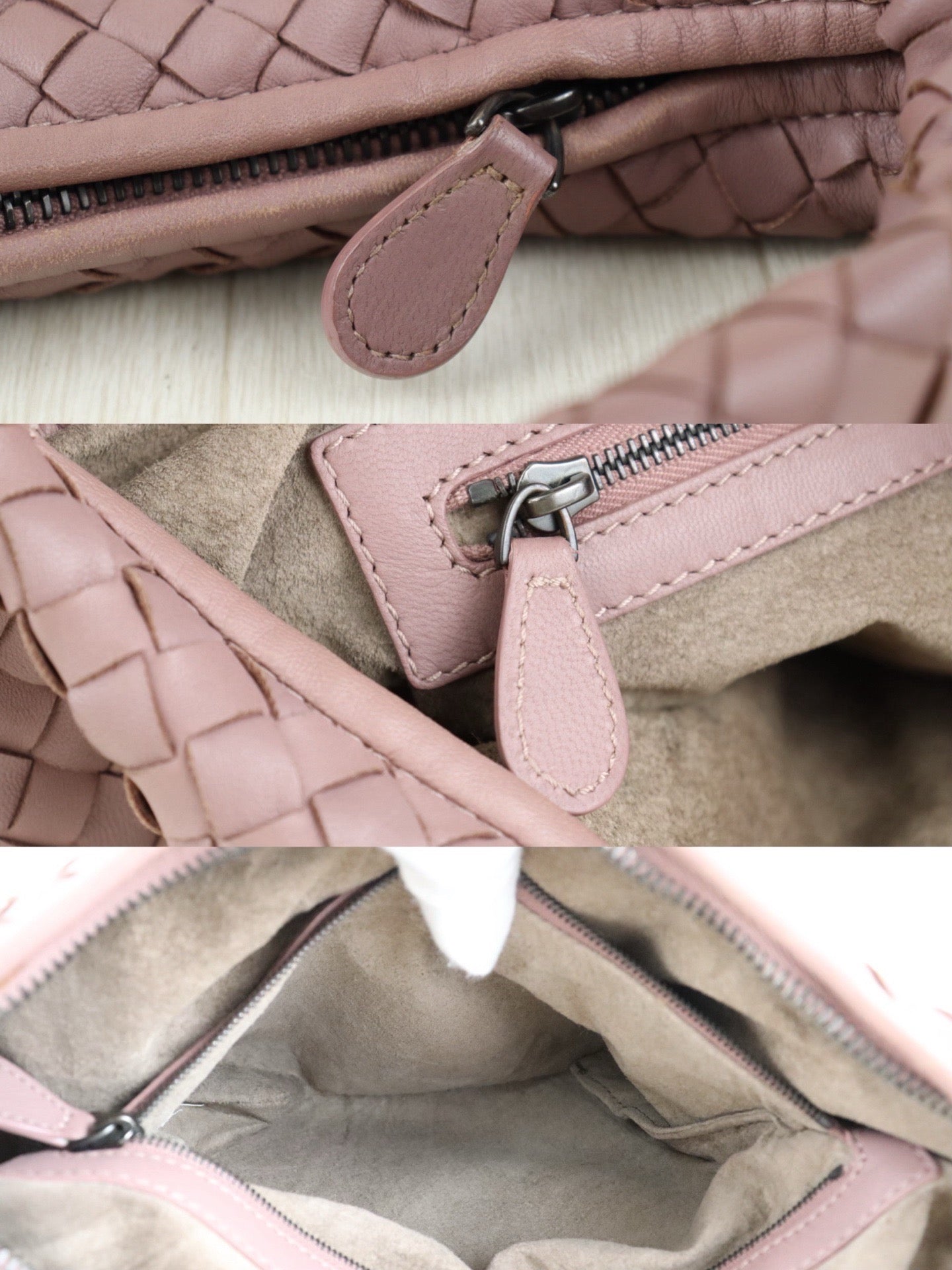 Bottega Veneta - Hobo Bag - Leather - Beige - (small)