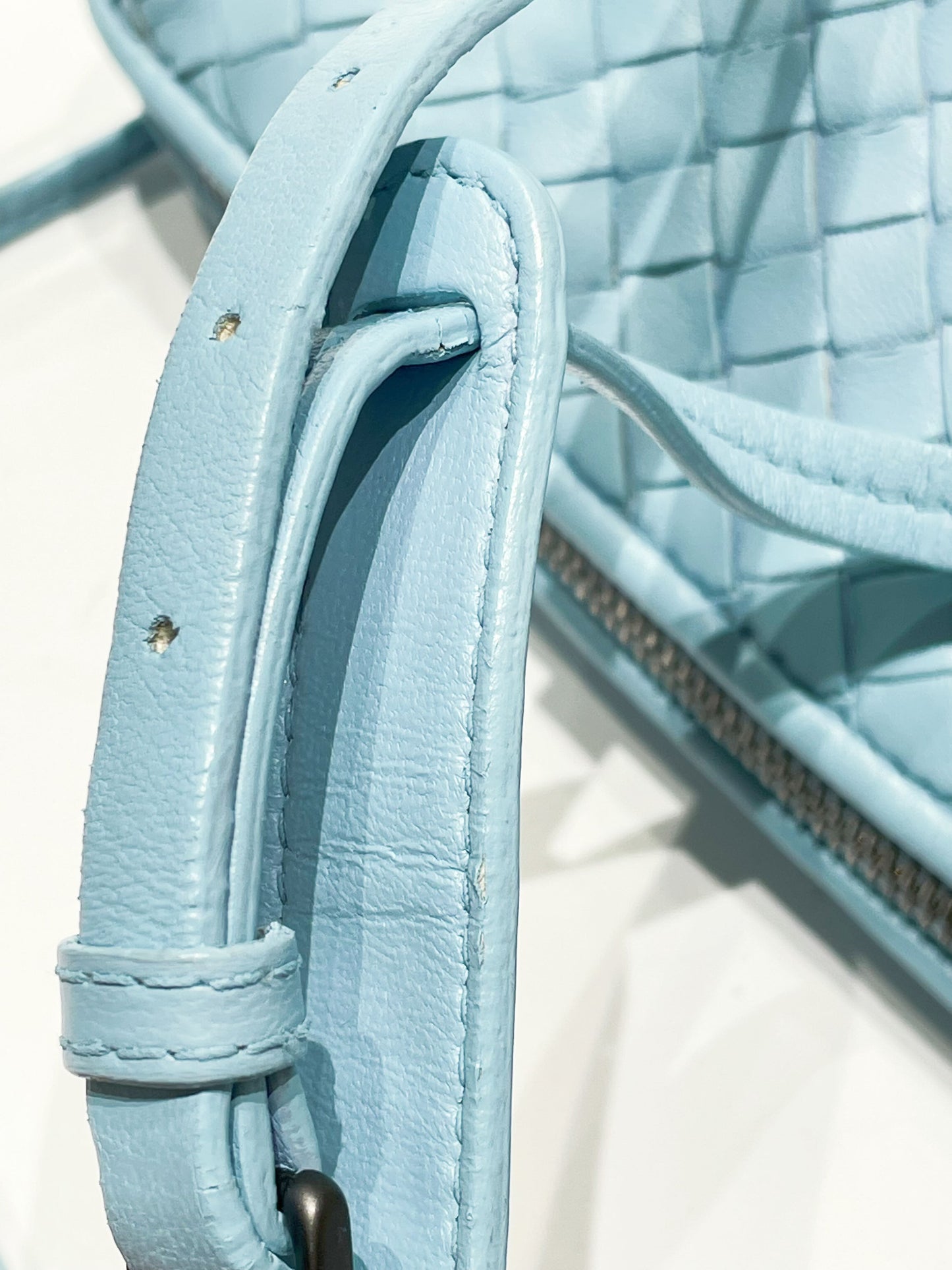 Bottega Veneta - Intrecciato - Leather - Blue - (small)