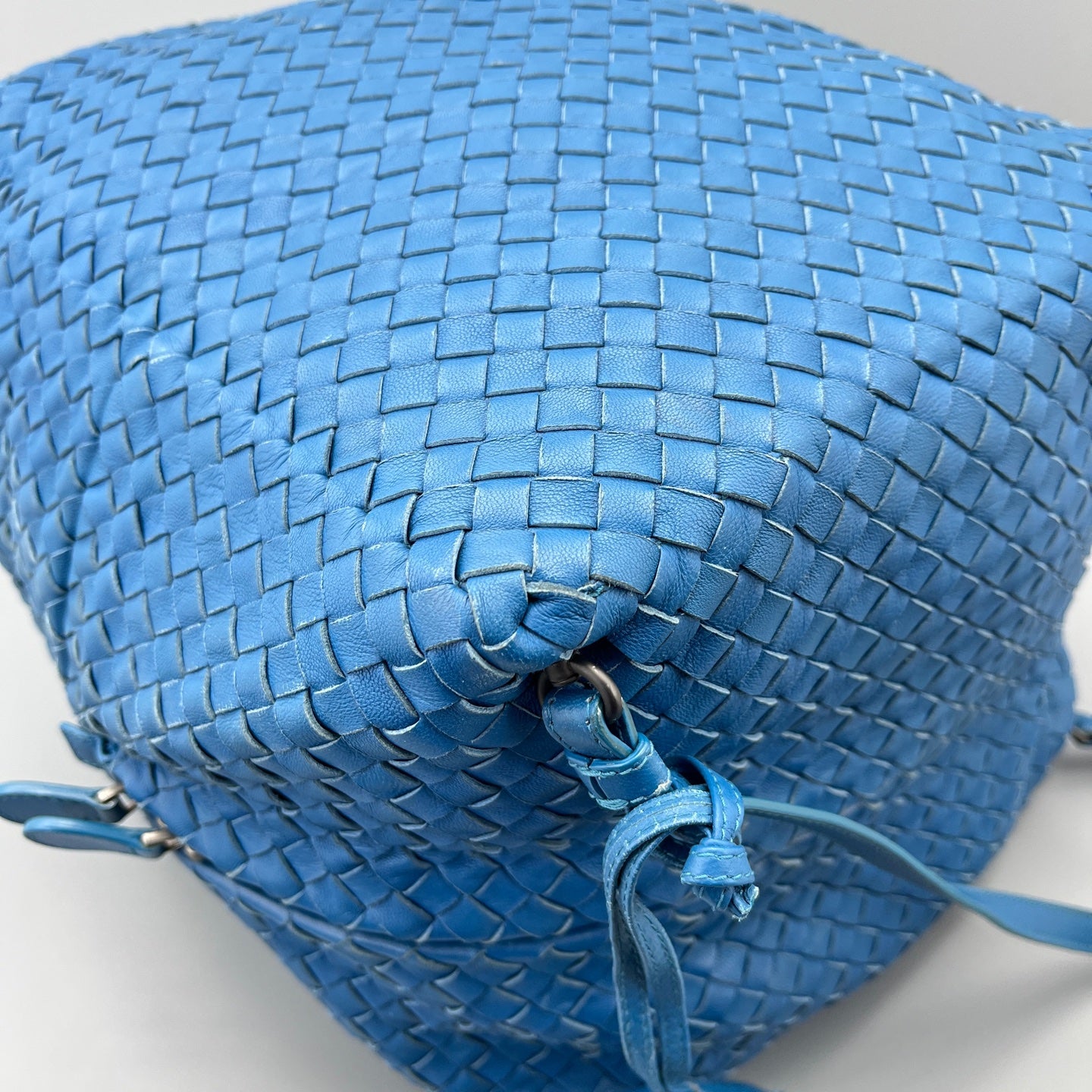 Bottega Veneta - Intrecciato Tote Bag - Lambskin leather - Blue - (medium)