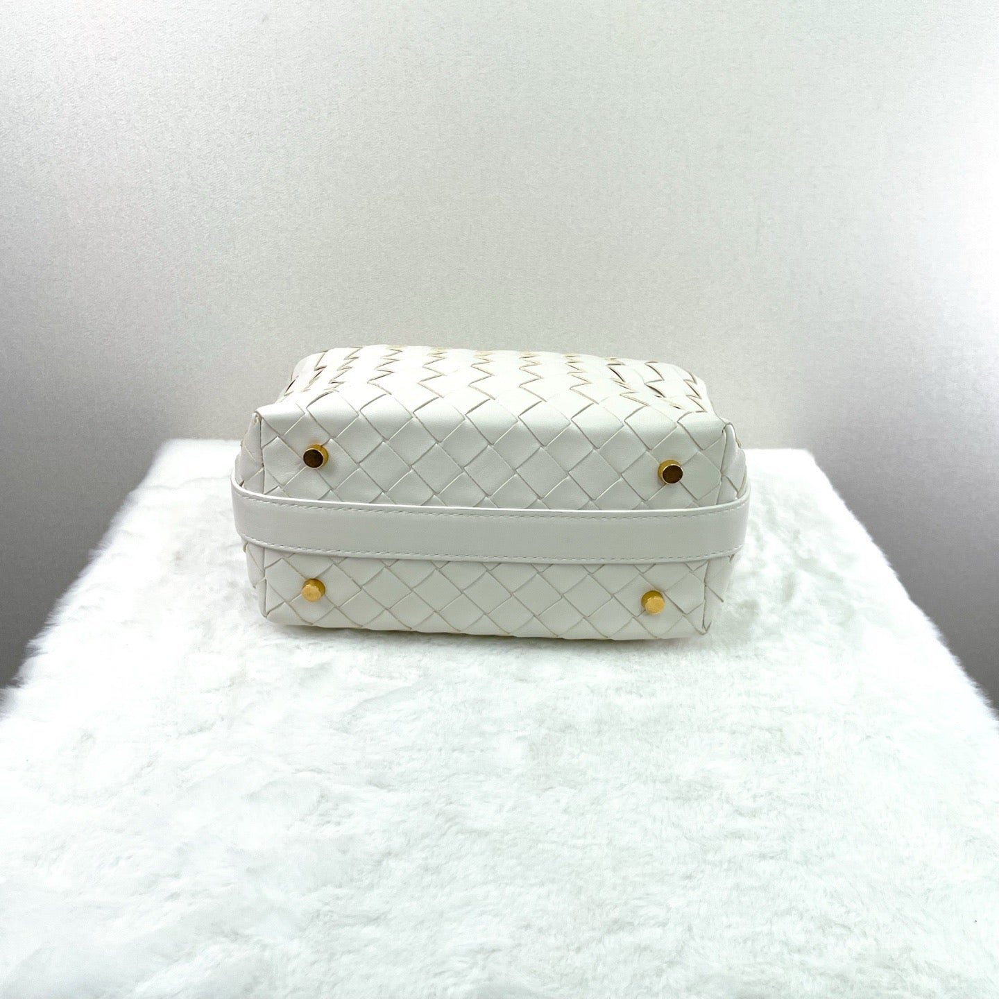 Bottega Veneta - Lunchbox - Leather - White - (mini)