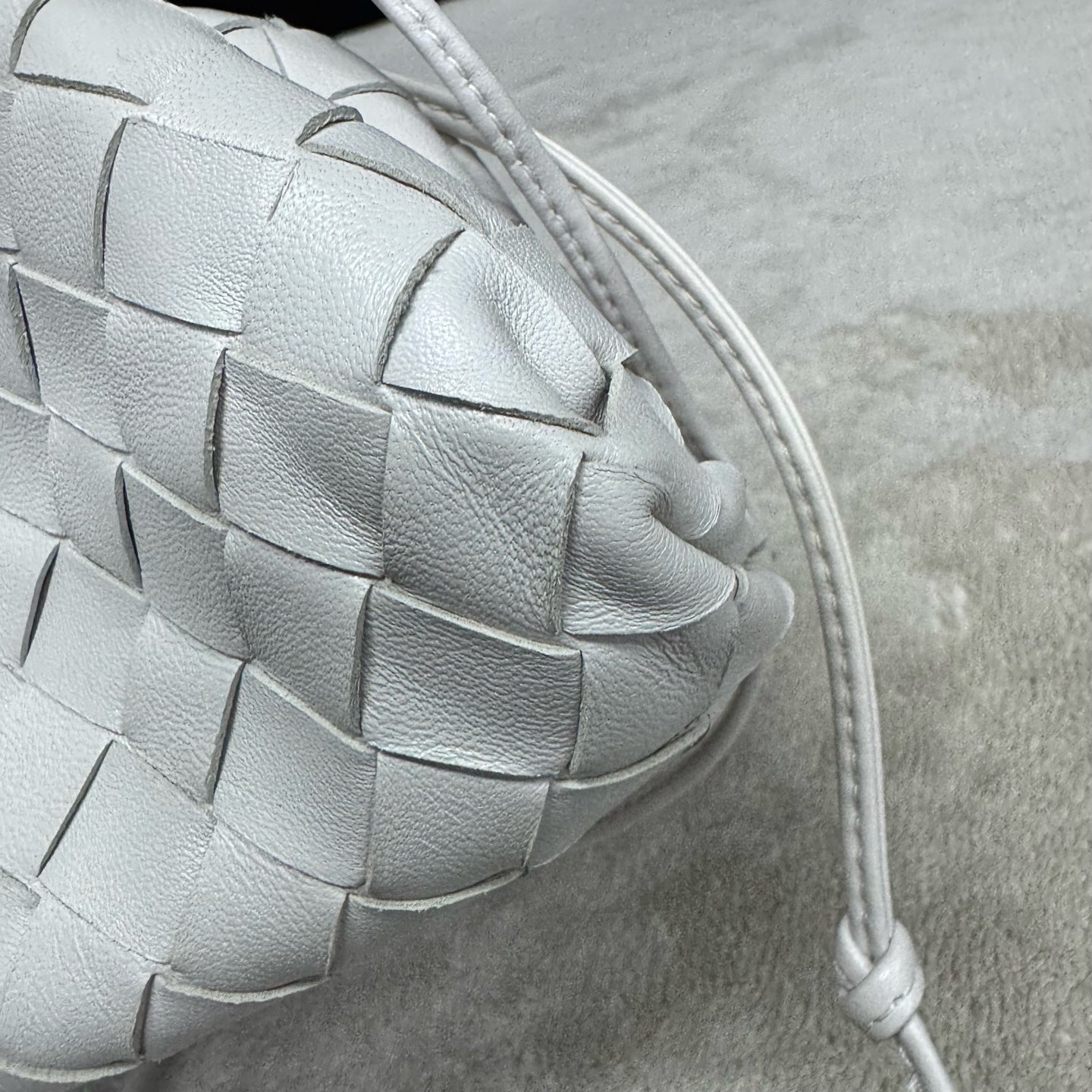 Bottega Veneta - Mini Pouch - Leather - White - (mini)