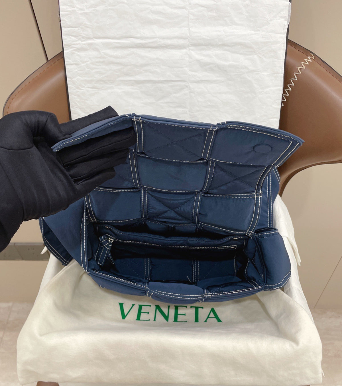 Bottega Veneta - Other - Leather - Navy - (small)