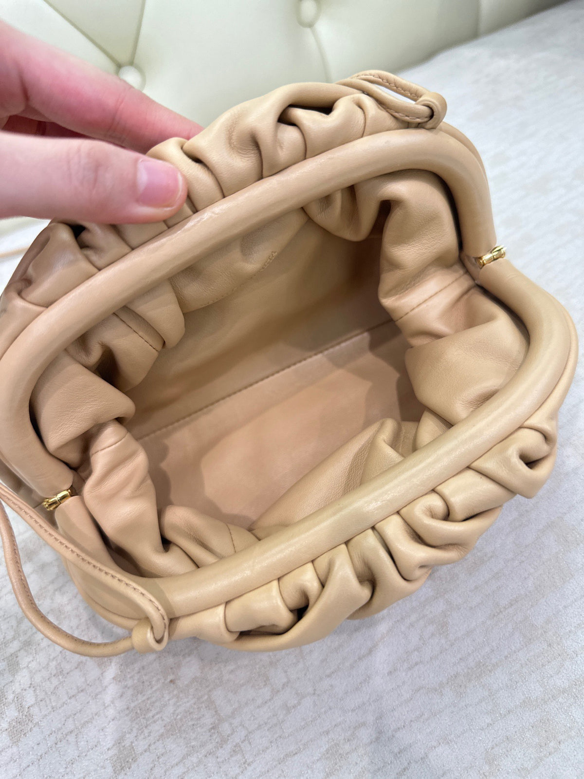 Bottega Veneta - Pouch Mini - Leather - Camel - (mini)