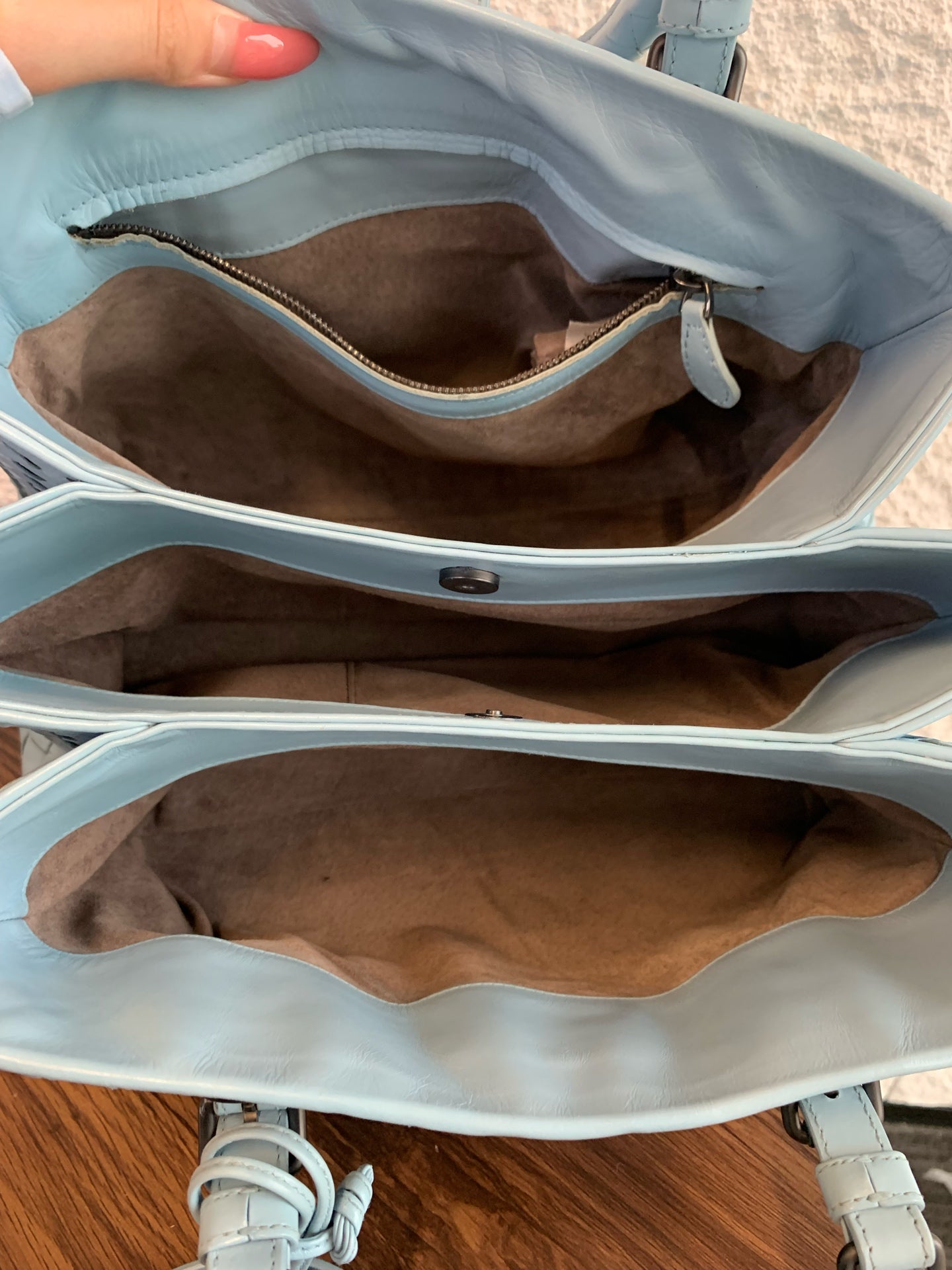 Bottega Veneta - Roma - Leather - Blue - (medium)