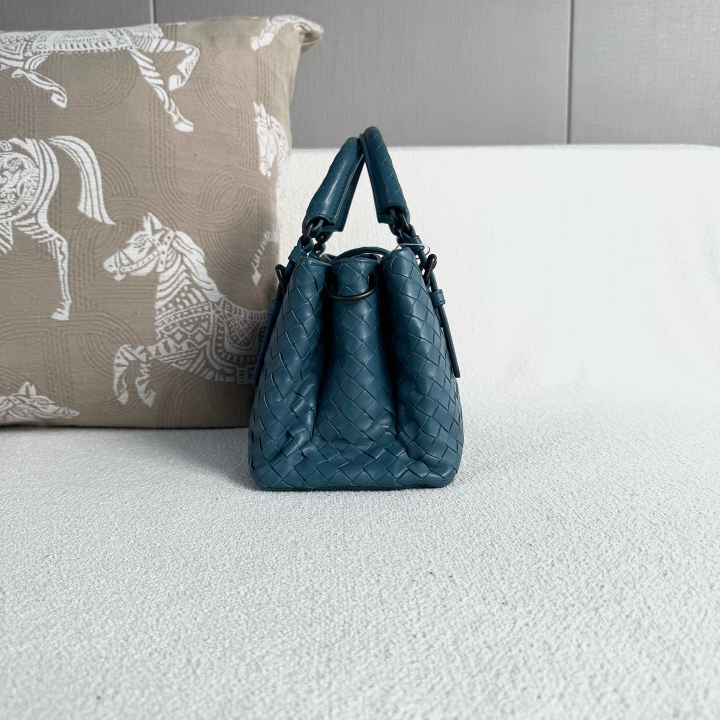 Bottega Veneta - Roma - Leather - Blue - (small)