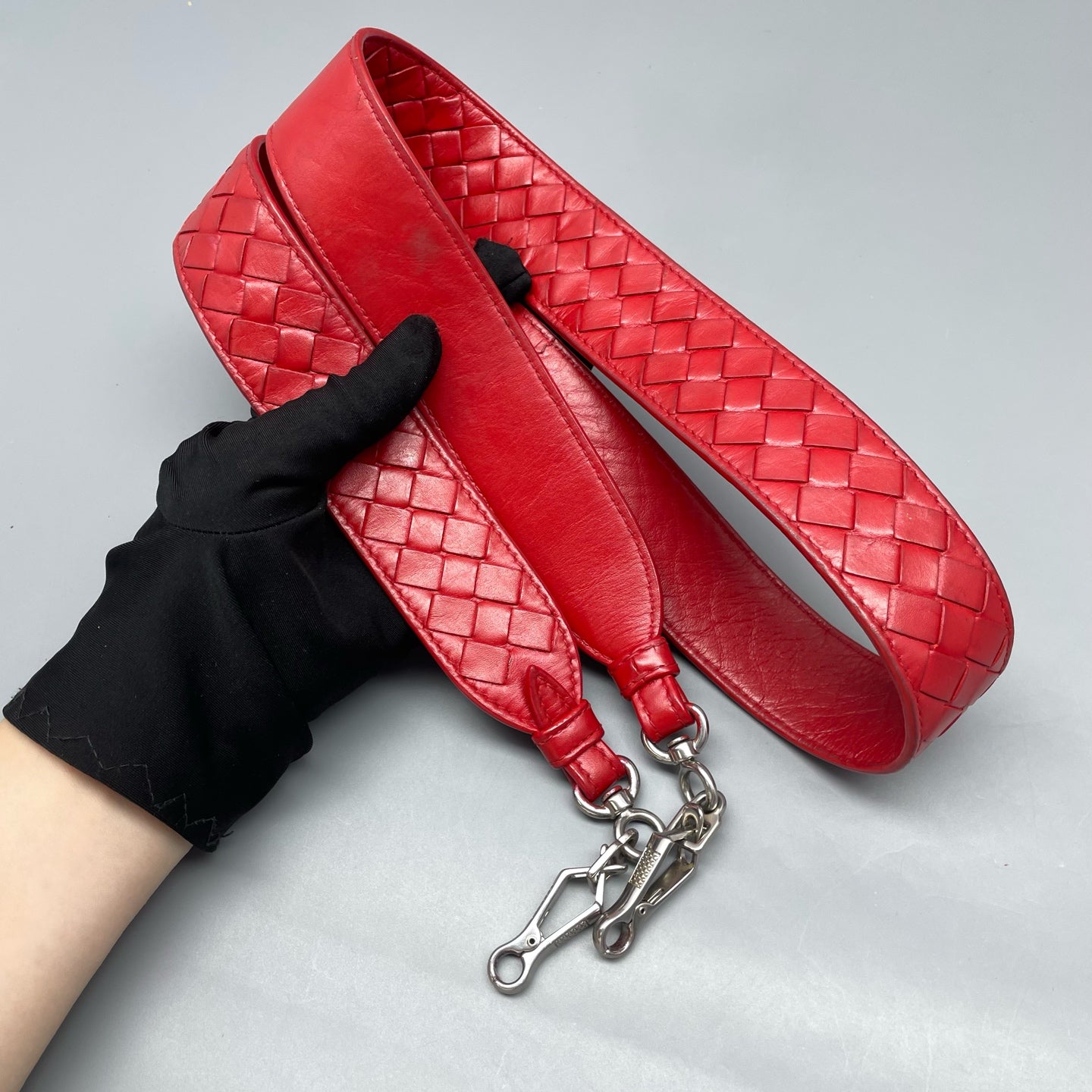 Bottega Veneta - Roma - Leather - Red - (medium)