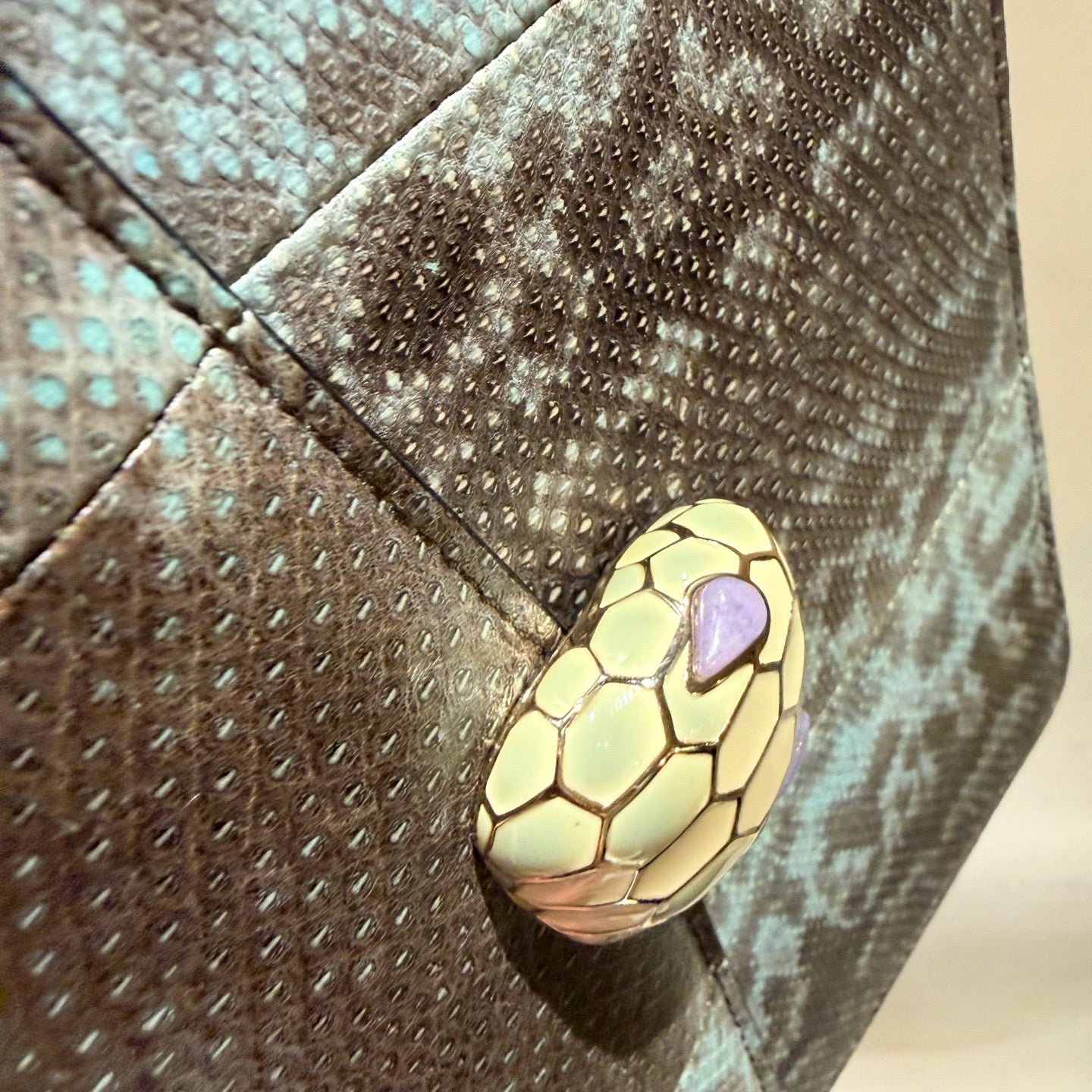 Bulgari - Serpenti - Exotic leathers - Snakeskin - Brown - (mini)