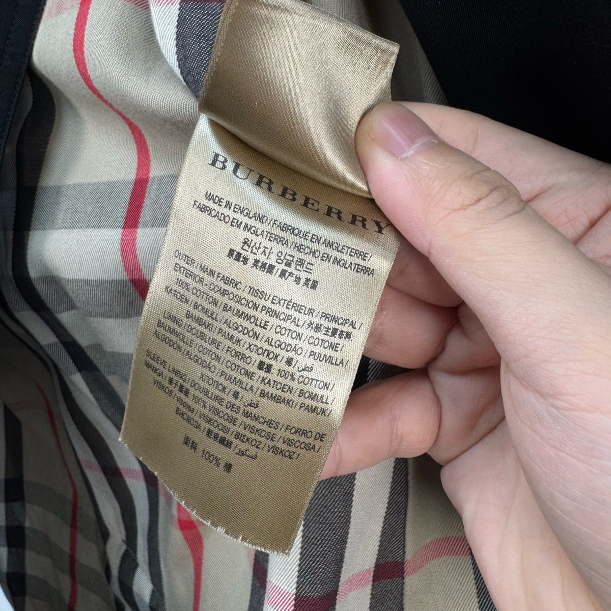 Burberry - Kensington - Cotton - Black - (6)