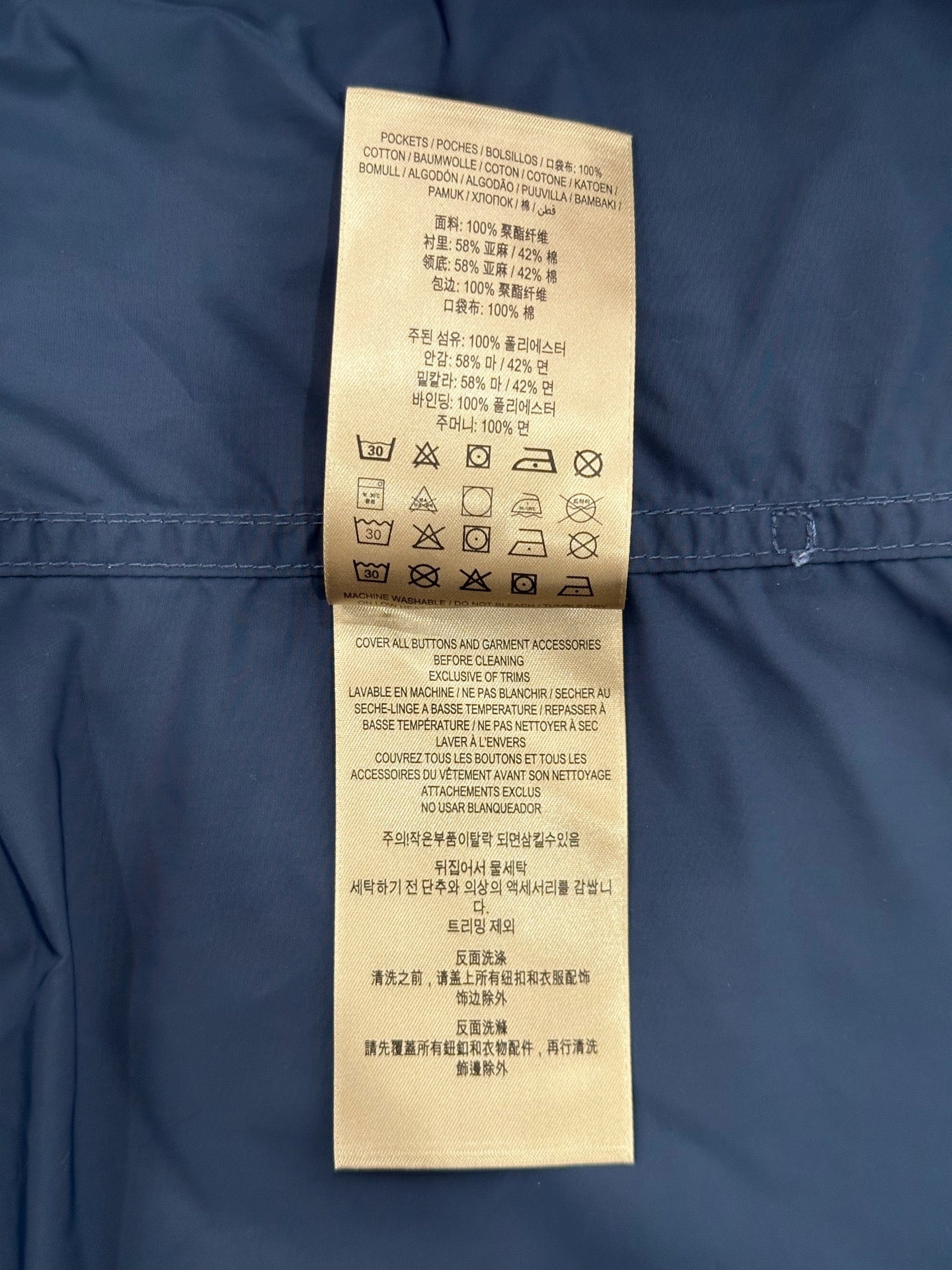 Burberry - London - Polyester - Blue - (XXL)