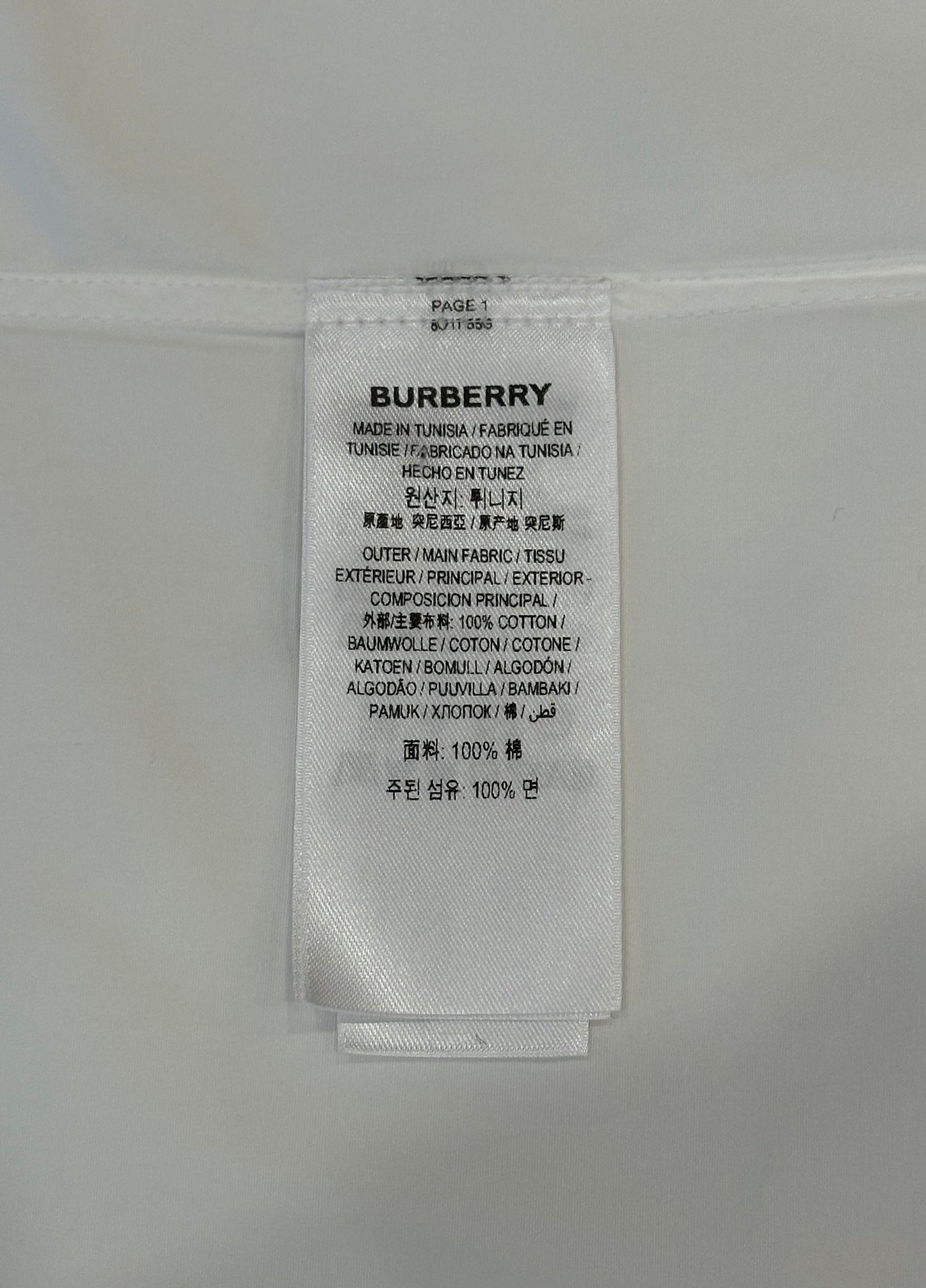 Burberry - Other - Cotton - White - (S)
