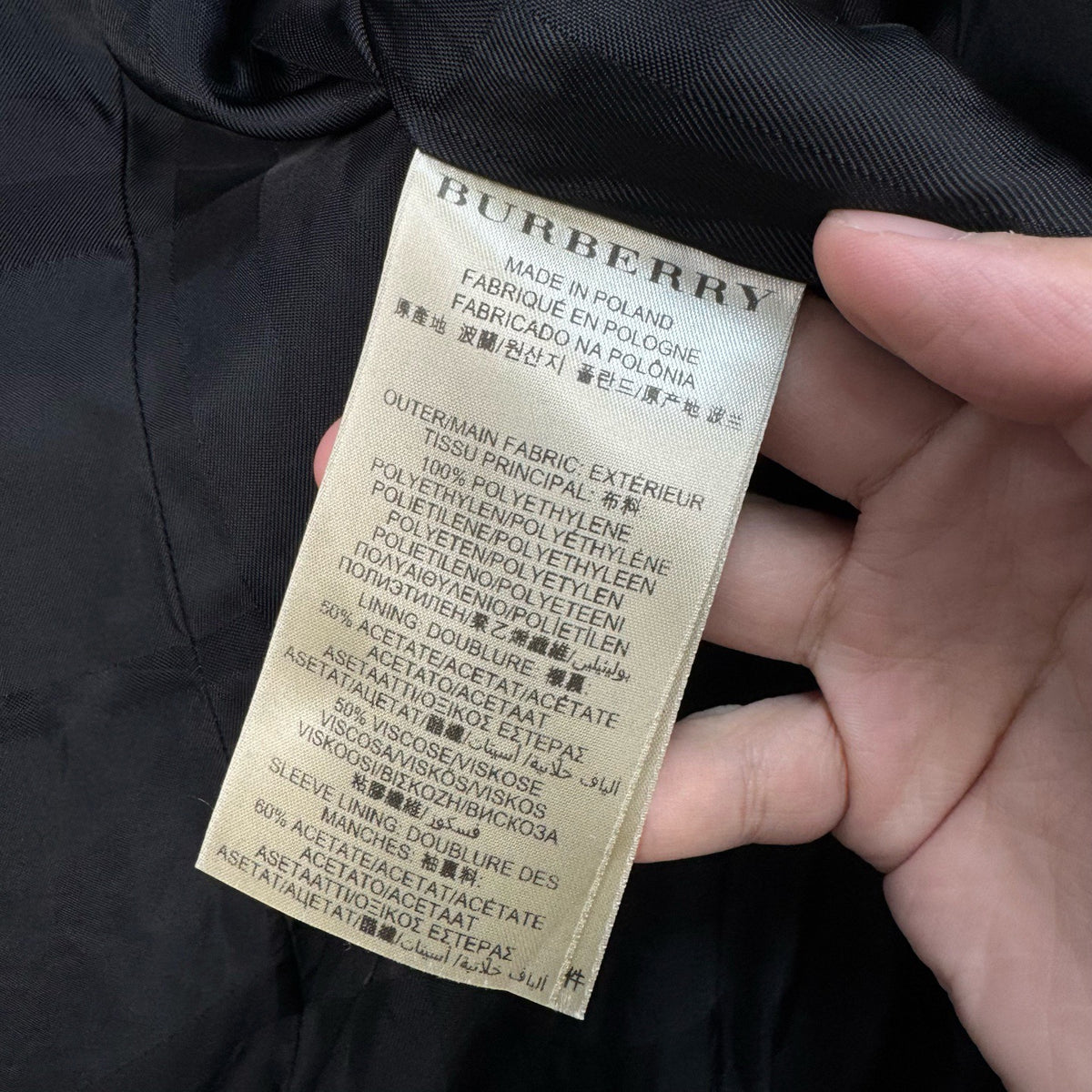 Burberry - Other - Synthetic - Black - (8)
