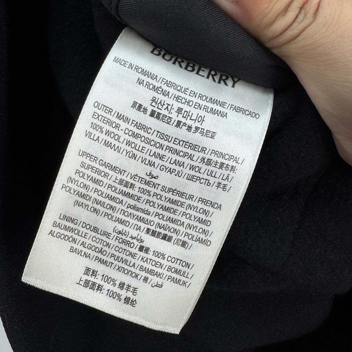 Burberry - Other - Wool - Black - (XS)