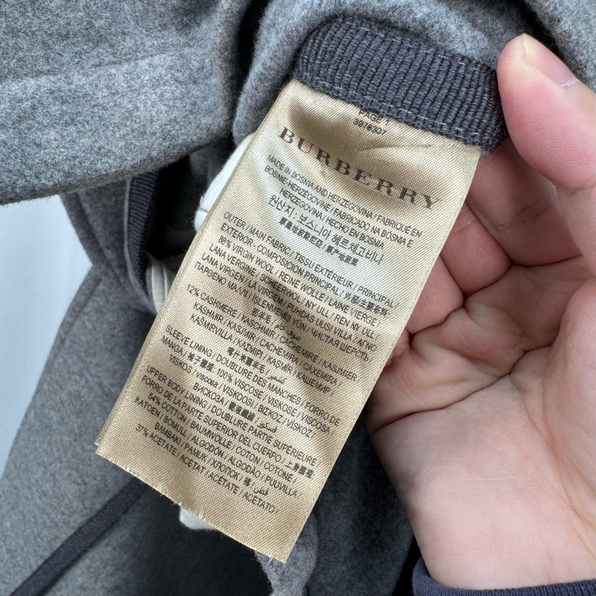 Burberry - Other - Wool - Grey - (10)