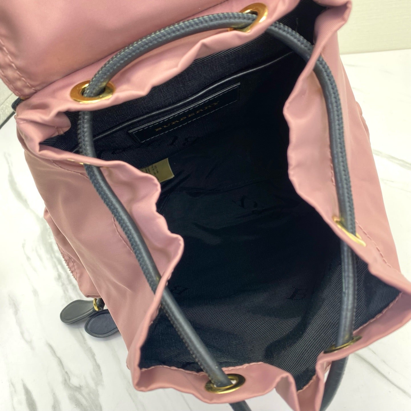 Burberry - Small Nylon Backpack - Nylon - Pink - (small)