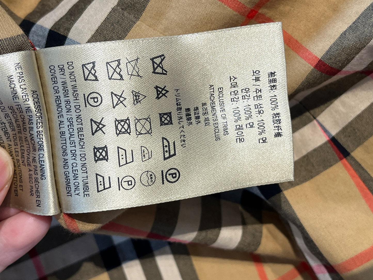 Burberry - The Chelsea - Cotton - Beige - (38)