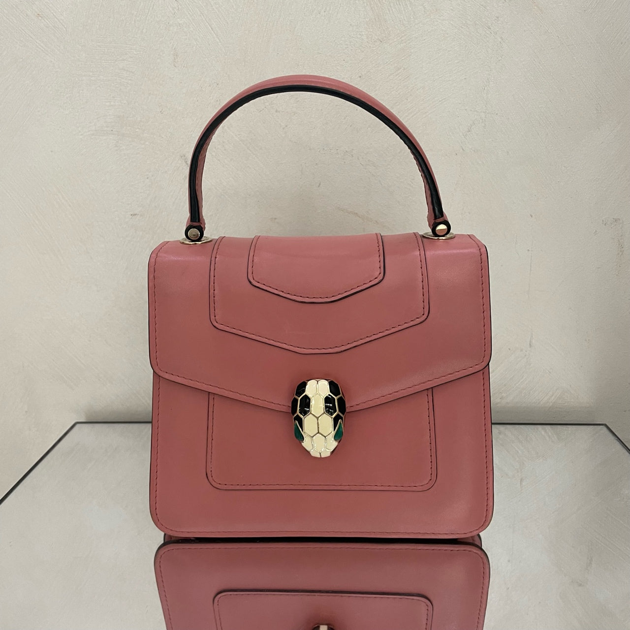 BVLGARI - Serpenti - Leather - Pink
