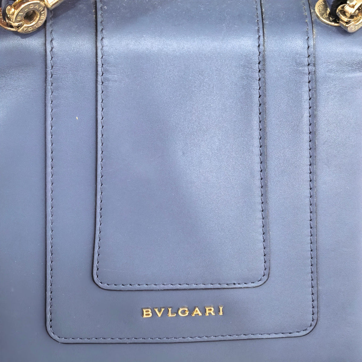 Bvlgari - Serpenti Forever Accordion Bag - Leather - Blue - (mini)