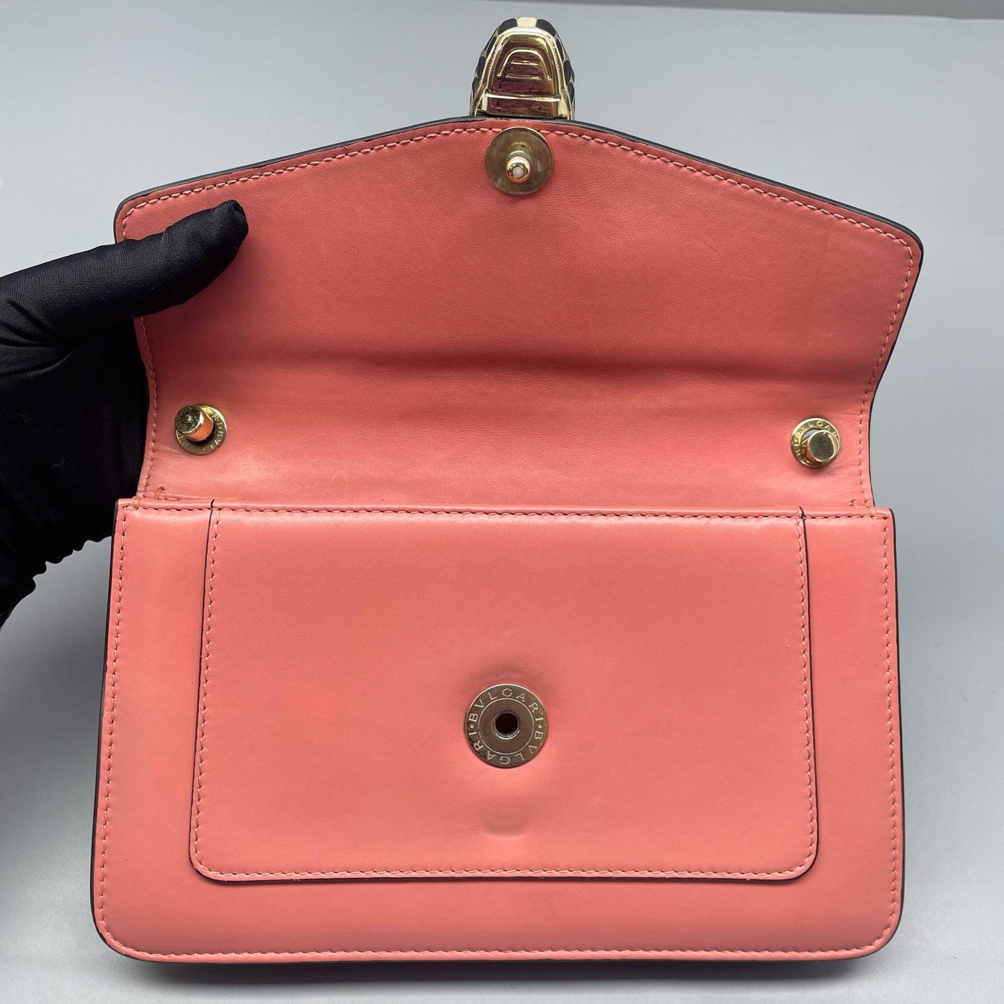 Bvlgari - Serpenti Forever Flap Bag - Leather - Pink - (Small)