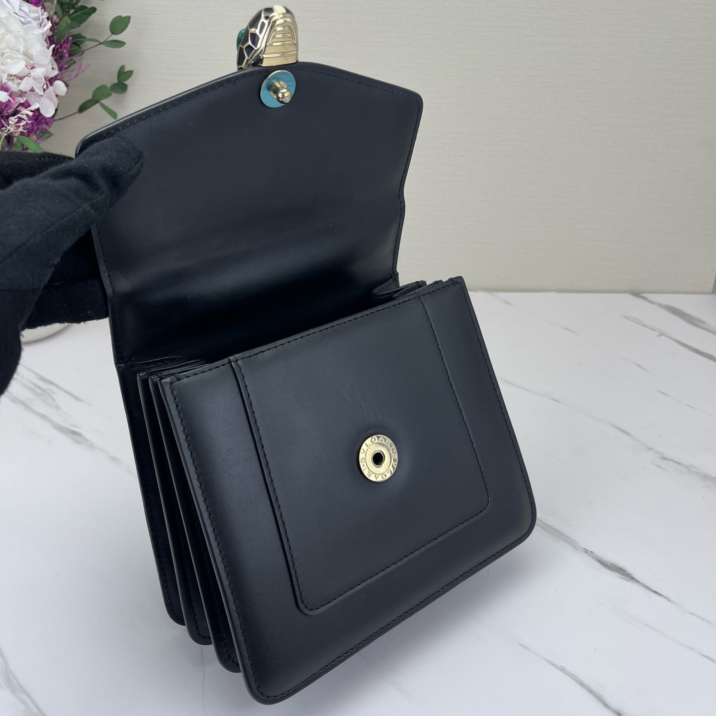 Bvlgari - Serpenti Forever - Leather - Black - (small)