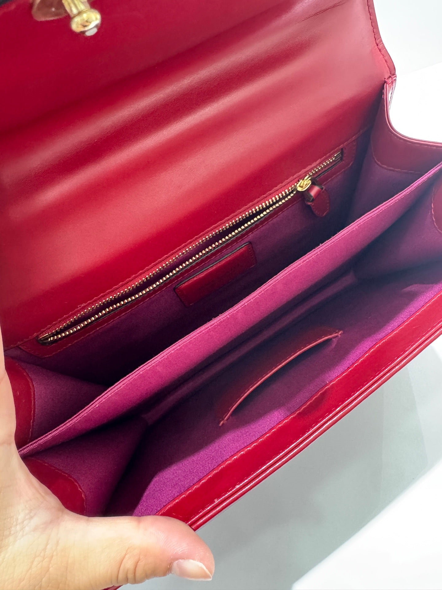 Bvlgari - Serpenti Forever - Leather - Burgundy - (small)